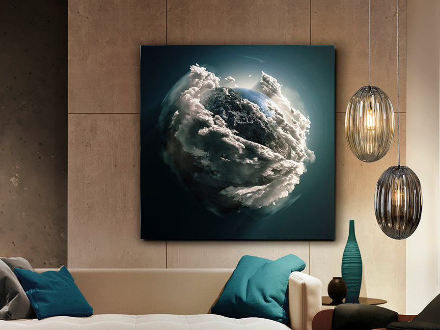 Quadro in vetro temperato Madre Terra - Schuller